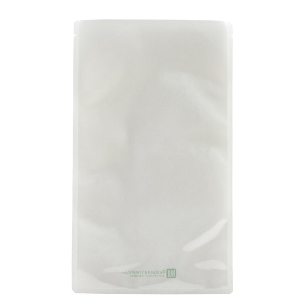 Restaurantware Bag Tek White Plastic Large Sandwich And Snack Bag - Heat Sealable - 11 1/2" X 6 3/4" - 100 Count Box