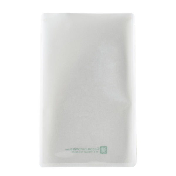 Restaurantware Bag Tek White Plastic Small Sandwich And Snack Bag - Heat Sealable - 8 1/4" X 5 1/4" - 100 Count Box