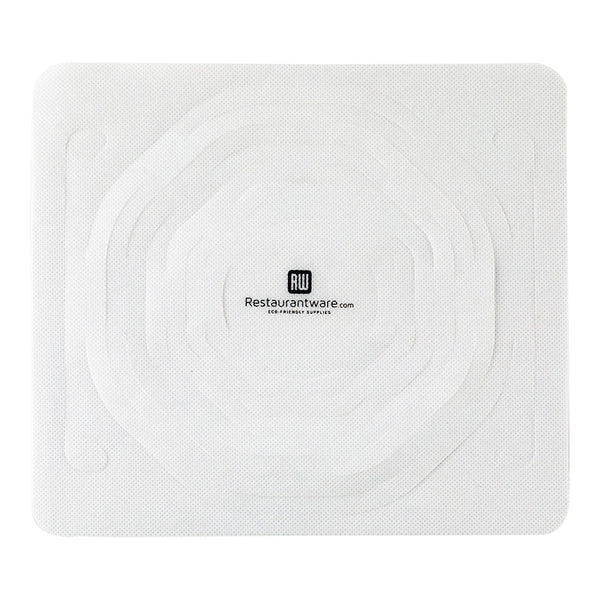 Restaurantware Bag Tek White Small Net Take Out Bag - 7 3/4" X 7 3/4" - 100 Count Box