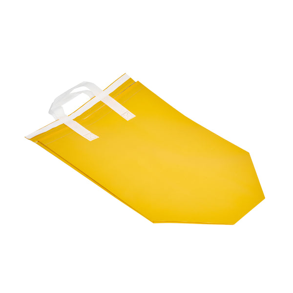 Restaurantware Bag Tek Yellow Insulated Take Out Bag - Tamper-Evident - 11 3/4" X 7 3/4" X 12 1/2" - 100 Count Box