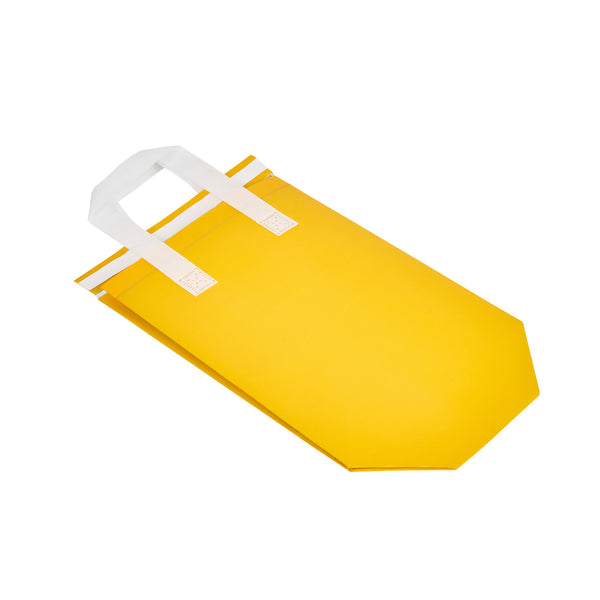 Restaurantware Bag Tek Yellow Insulated Take Out Bag - Tamper-Evident - 8 1/4" X 4 1/4" X 10 3/4" - 100 Count Box