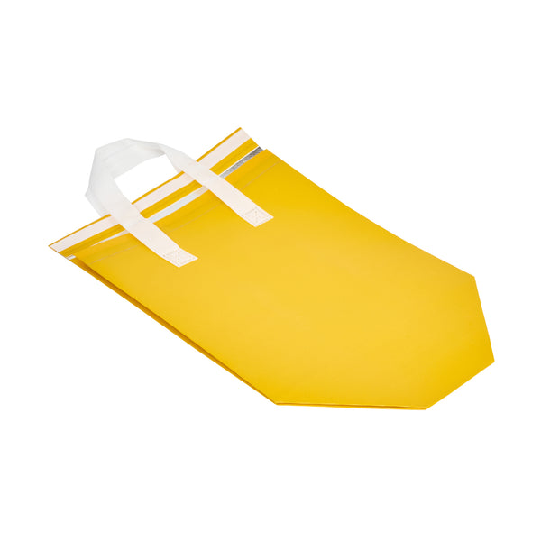 Restaurantware Bag Tek Yellow Insulated Take Out Bag - Tamper-Evident - 10 1/4" X 6 3/4" X 11" - 100 Count Box