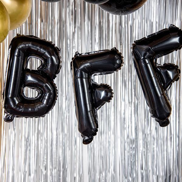 Restaurantware Balloonify Black Mylar Letter B Balloon - 16" - 1 Count Box