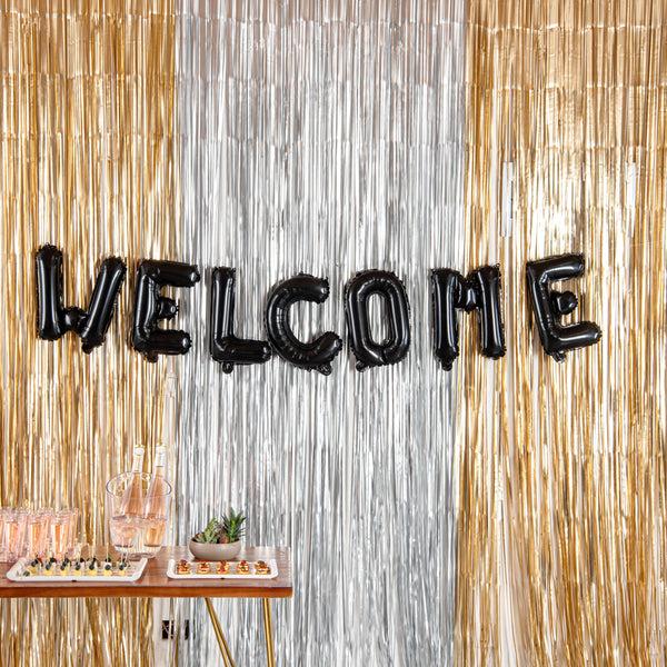 Restaurantware Balloonify Black Mylar Letter C Balloon - 16" - 1 Count Box