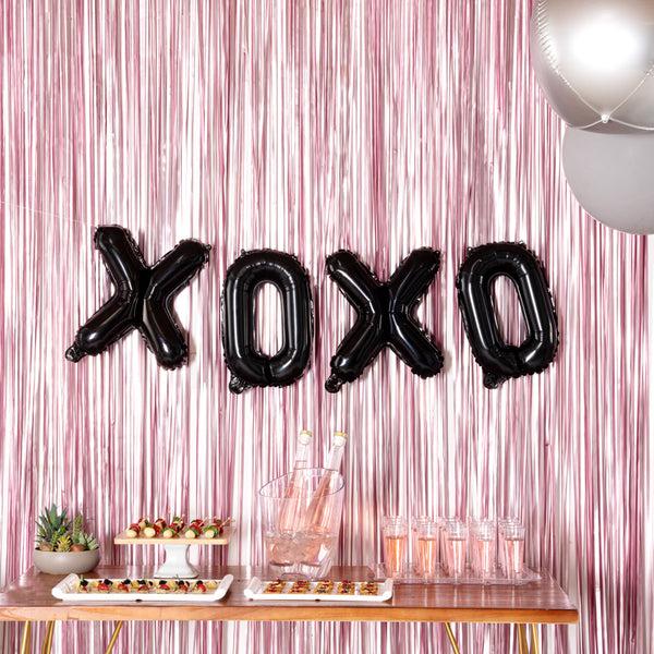 Restaurantware Balloonify Black Mylar Letter O Balloon - 16" - 1 Count Box