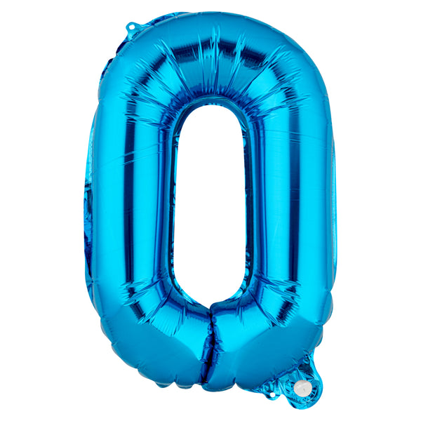 Restaurantware Balloonify Blue Mylar Number 0 Balloon - 16" - 1 Count Box
