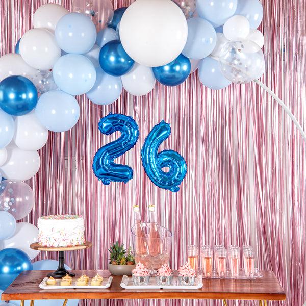 Restaurantware Balloonify Blue Mylar Number 2 Balloon - 16" - 1 Count Box