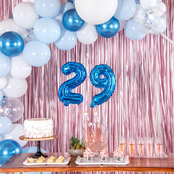 Restaurantware Balloonify Blue Mylar Number 9 Balloon - 16" - 1 Count Box