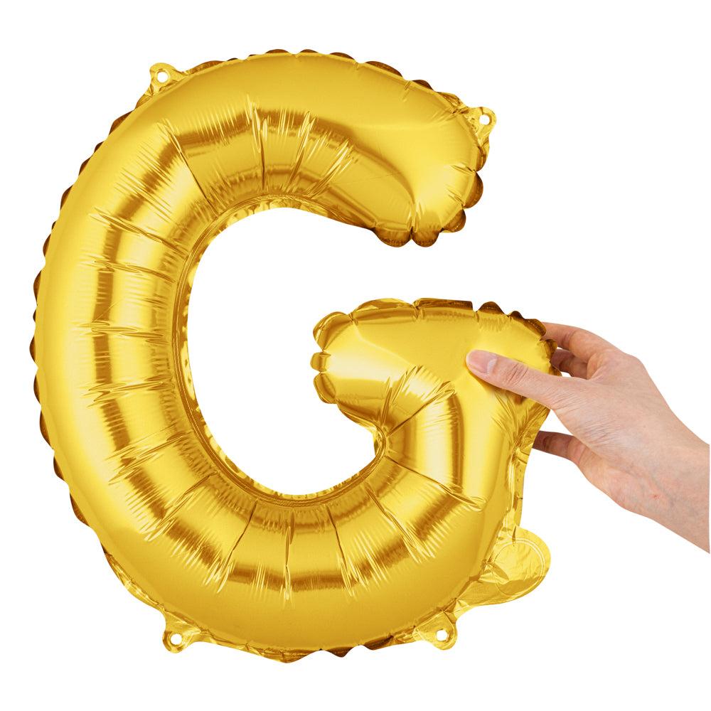 restaurantware Balloonify Gold Mylar Letter G Balloon - 16" - 1 count box