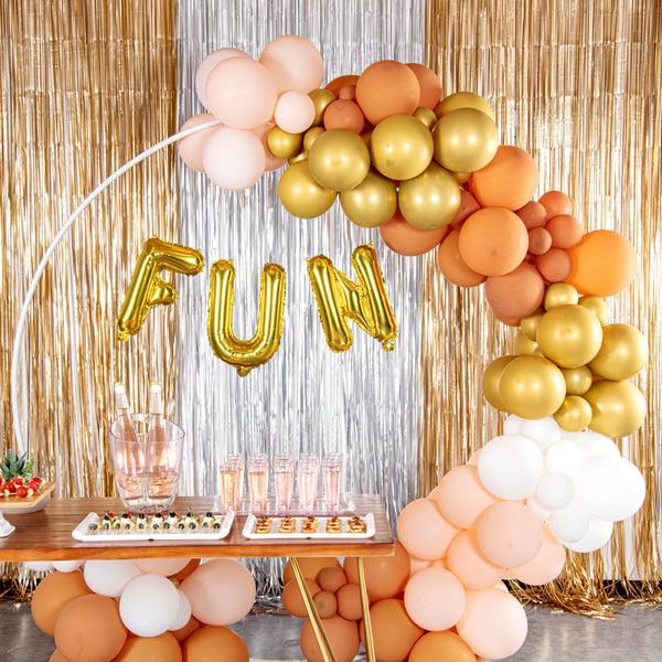 Restaurantware Balloonify Gold Mylar Letter N Balloon - 16" - 1 Count Box