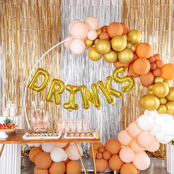 Restaurantware Balloonify Gold Mylar Letter S Balloon - 16" - 1 Count Box