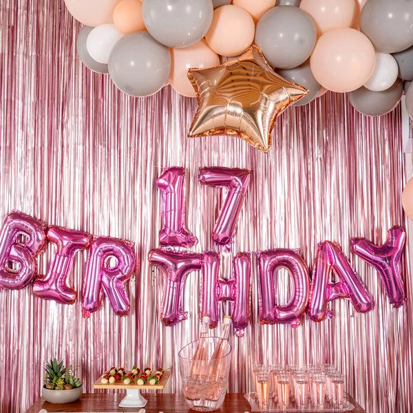 Restaurantware Balloonify Pink Mylar Number 7 Balloon - 16" - 1 Count Box