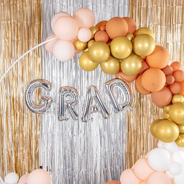 Restaurantware Balloonify Silver Mylar Letter A Balloon - 16" - 1 Count Box