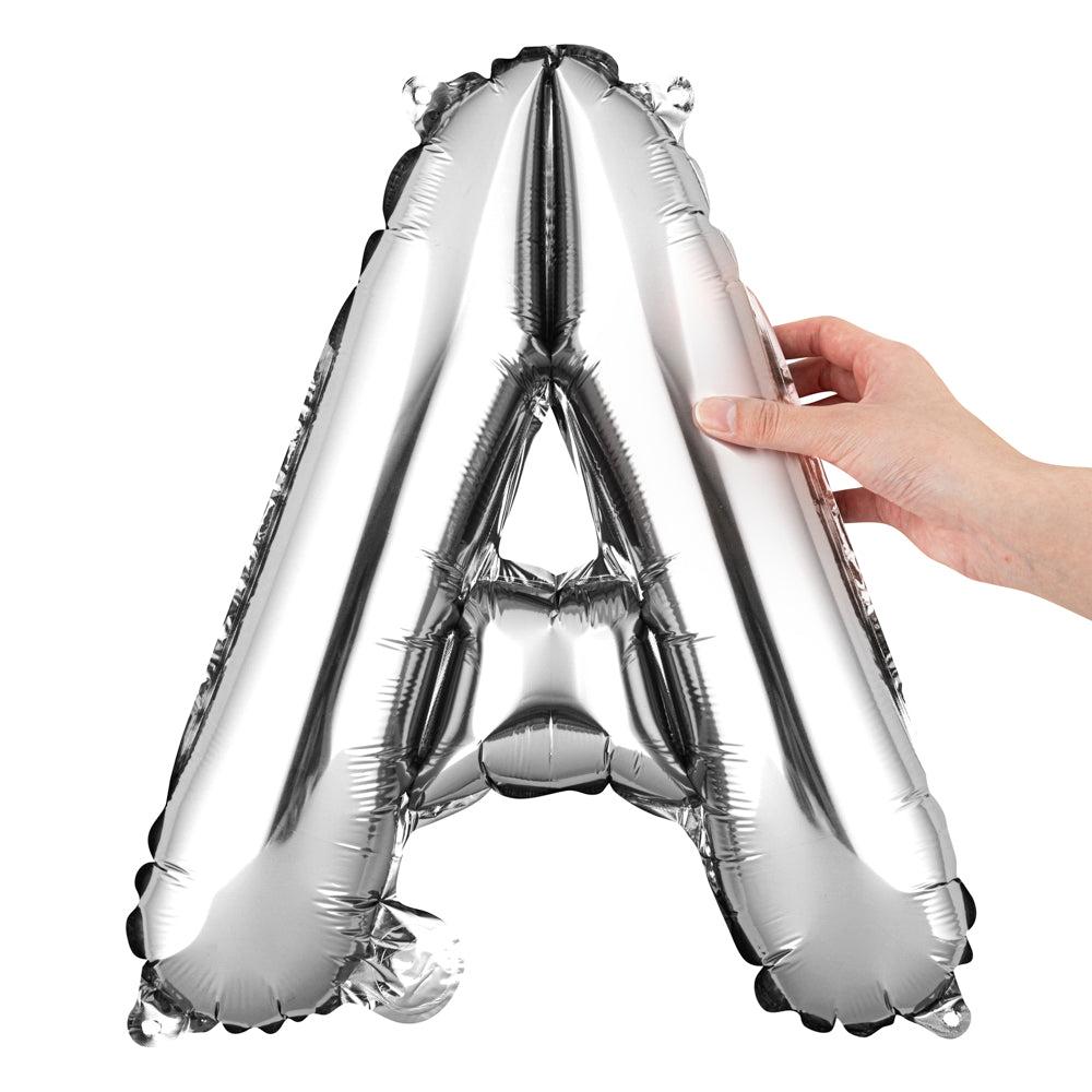 restaurantware Balloonify Silver Mylar Letter A Balloon - 16" - 1 count box