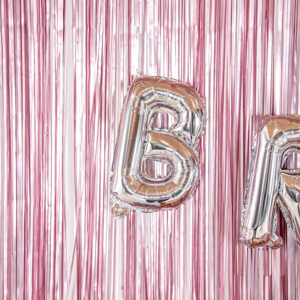 Restaurantware Balloonify Silver Mylar Letter B Balloon - 16" - 1 Count Box