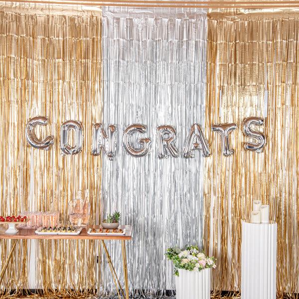 Restaurantware Balloonify Silver Mylar Letter C Balloon - 16" - 1 Count Box