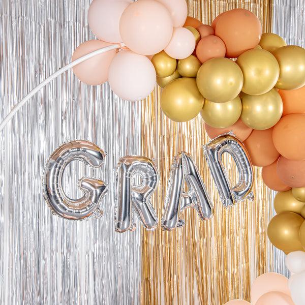 Restaurantware Balloonify Silver Mylar Letter D Balloon - 16" - 1 Count Box