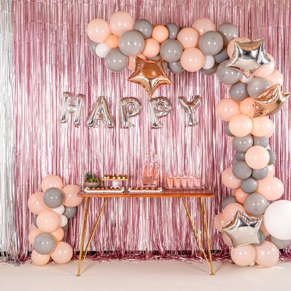 Restaurantware Balloonify Silver Mylar Letter H Balloon - 16" - 1 Count Box