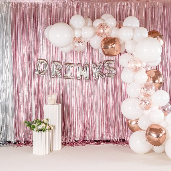 Restaurantware Balloonify Silver Mylar Letter K Balloon - 16" - 1 Count Box