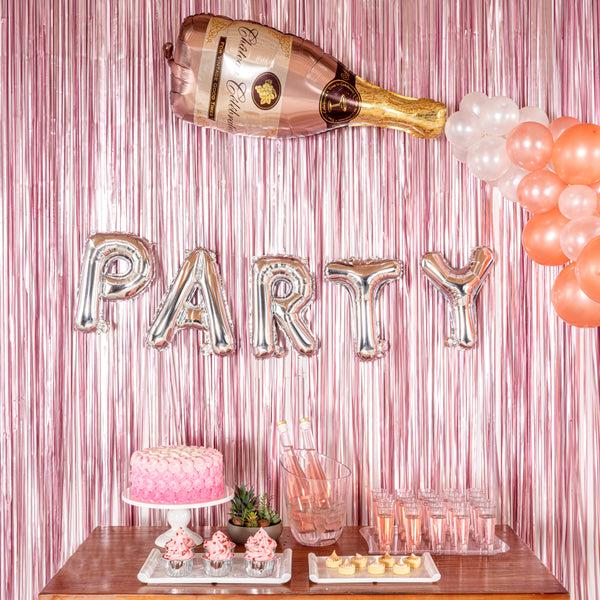 Restaurantware Balloonify Silver Mylar Letter P Balloon - 16" - 1 Count Box