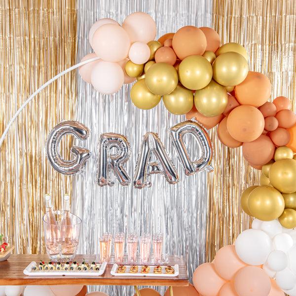 Restaurantware Balloonify Silver Mylar Letter R Balloon - 16" - 1 Count Box