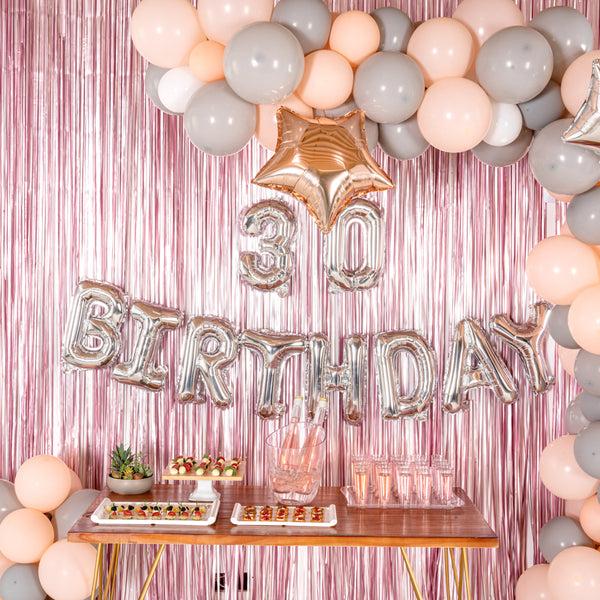 Restaurantware Balloonify Silver Mylar Number 0 Balloon - 16" - 1 Count Box