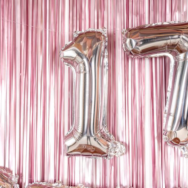 Restaurantware Balloonify Silver Mylar Number 1 Balloon - 16" - 1 Count Box