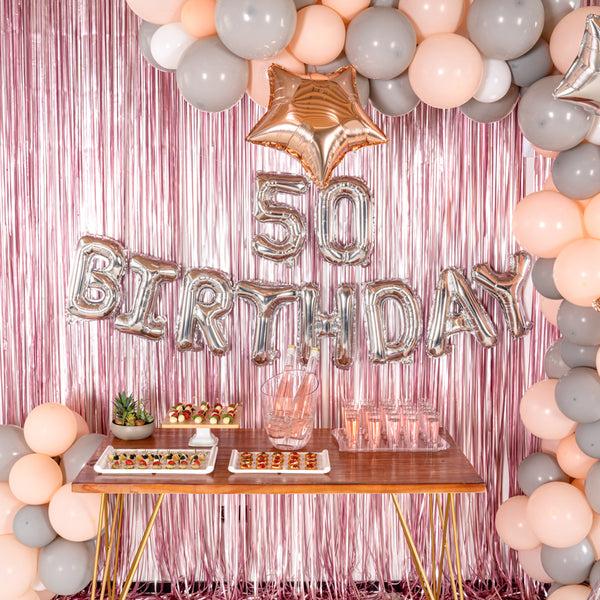 Restaurantware Balloonify Silver Mylar Number 5 Balloon - 16" - 1 Count Box