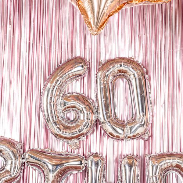 Restaurantware Balloonify Silver Mylar Number 6 Balloon - 16" - 1 Count Box