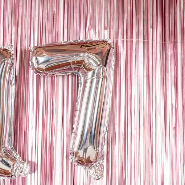 Restaurantware Balloonify Silver Mylar Number 7 Balloon - 16" - 1 Count Box