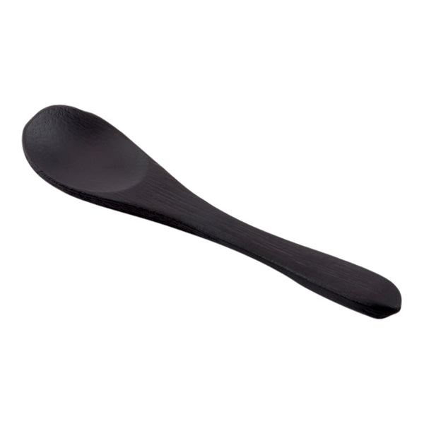 Restaurantware Bambuddha Black Bamboo Mini Spoon - 3 1/2" - 100 Count Box