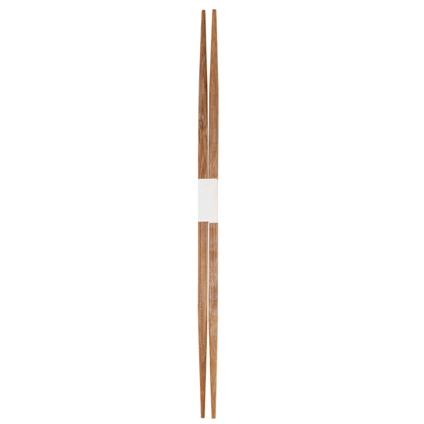 Restaurantware Bambuddha Carbonized Bamboo Contour Chopsticks - Disposable - 9 1/2" X 1/2" - 1000 Count Box