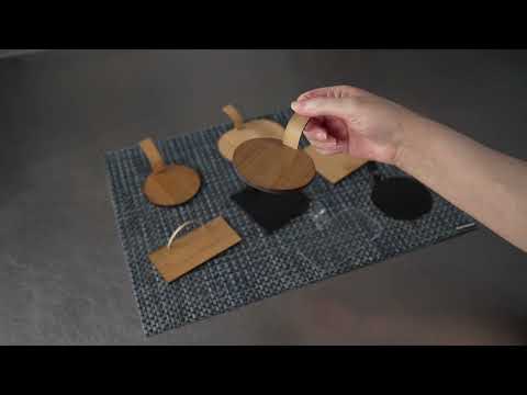 Restaurantware Bambuddha Deco Round Natural Bamboo Serving Disk - 3" X 3" - 100 Count Box