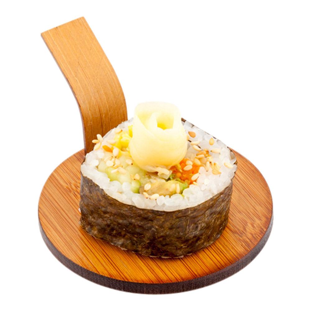 restaurantware Bambuddha Deco Round Natural Bamboo Serving Disk - 3" x 3" - 100 count box