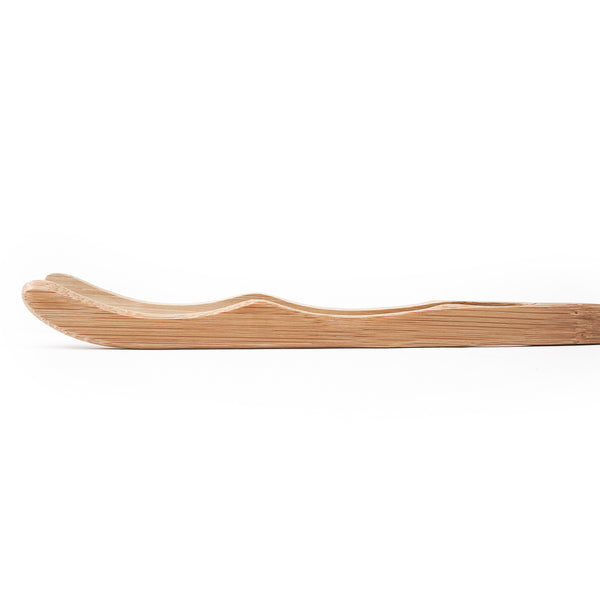 Restaurantware Bambuddha Natural Bamboo Curved Tong - 7" - 100 Count Box