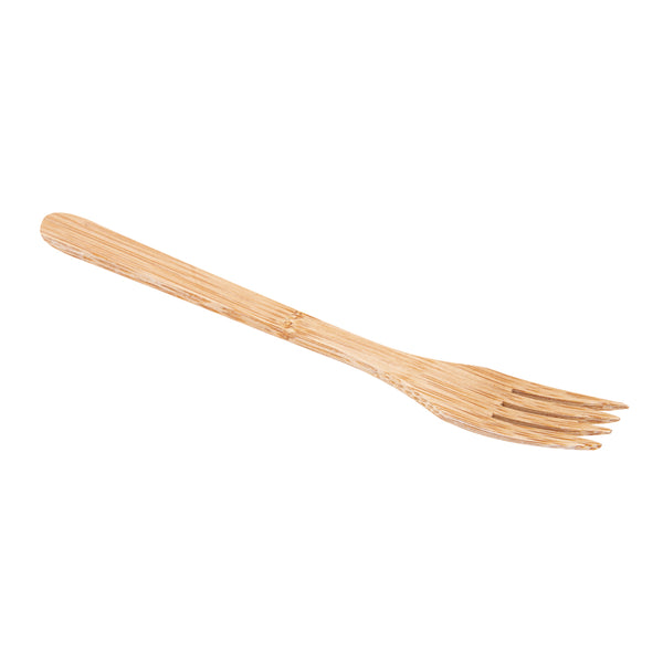 Restaurantware Bambuddha Natural Bamboo Fork - 8" - 100 Count Box