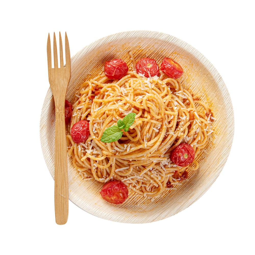 restaurantware Bambuddha Natural Bamboo Fork - 8" - 100 count box