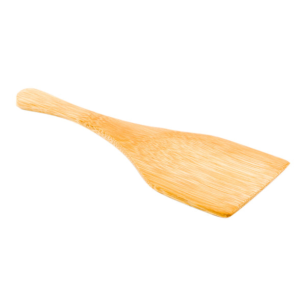 Restaurantware Bambuddha Natural Bamboo Large Spatula - 5 1/2" - 100 Count Box