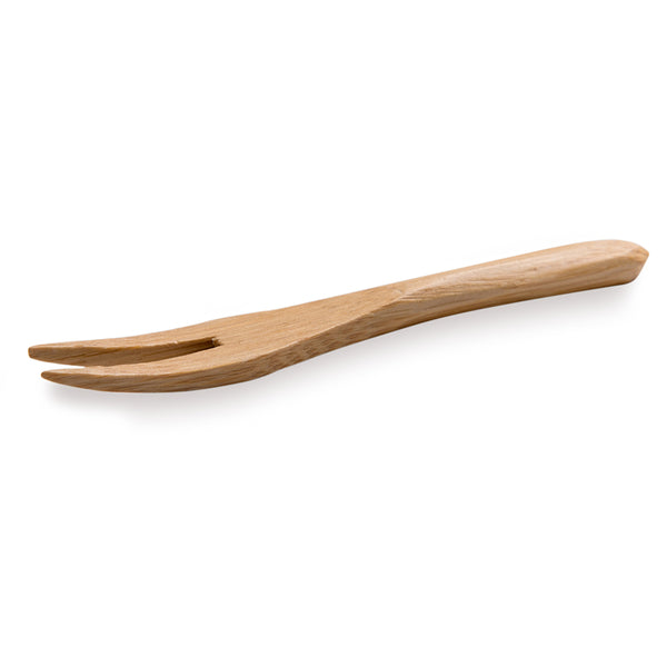 Restaurantware Bambuddha Natural Bamboo Mini Fork - 3 1/2" - 100 Count Box
