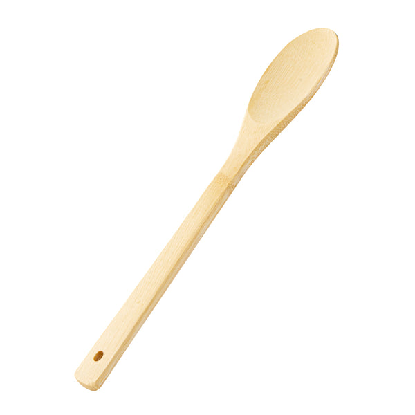 Restaurantware Bambuddha Natural Bamboo Serving Spoon - 12" X 1" - 1 Count Box