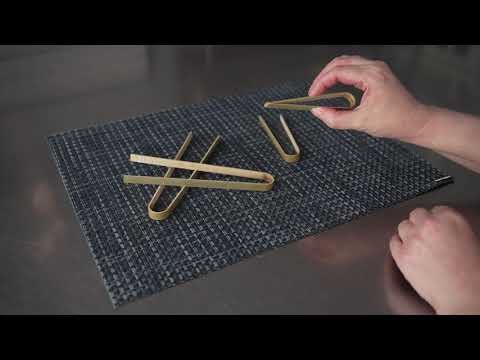 Restaurantware Bambuddha Natural Bamboo Small Tongs - 4" X 1 1/2" X 1/2" - 100 Count Box