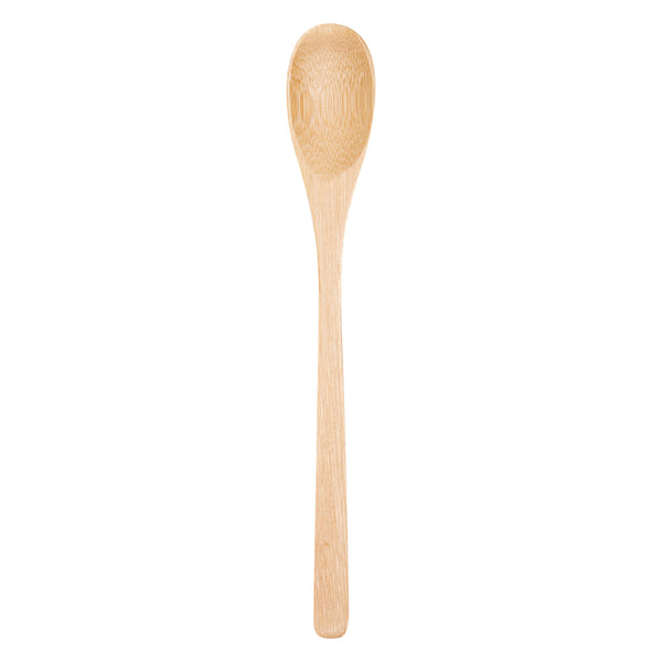 Restaurantware Bambuddha Natural Bamboo Spoon - 8" X 1 1/4" - 100 Count Box