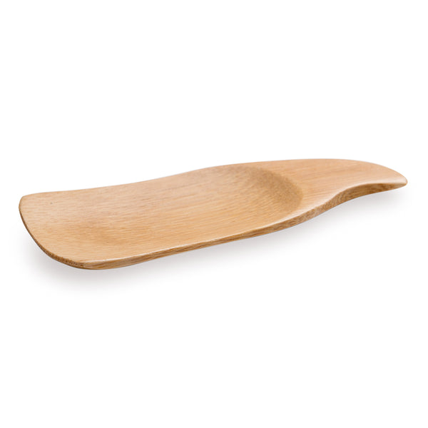 Restaurantware Bambuddha Natural Bamboo Spoon - Carved - 4" X 1 1/2" - 100 Count Box