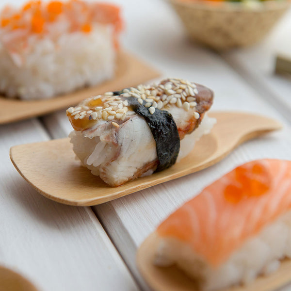 Restaurantware Bambuddha Natural Bamboo Spoon - Carved - 4" X 1 1/2" - 100 Count Box