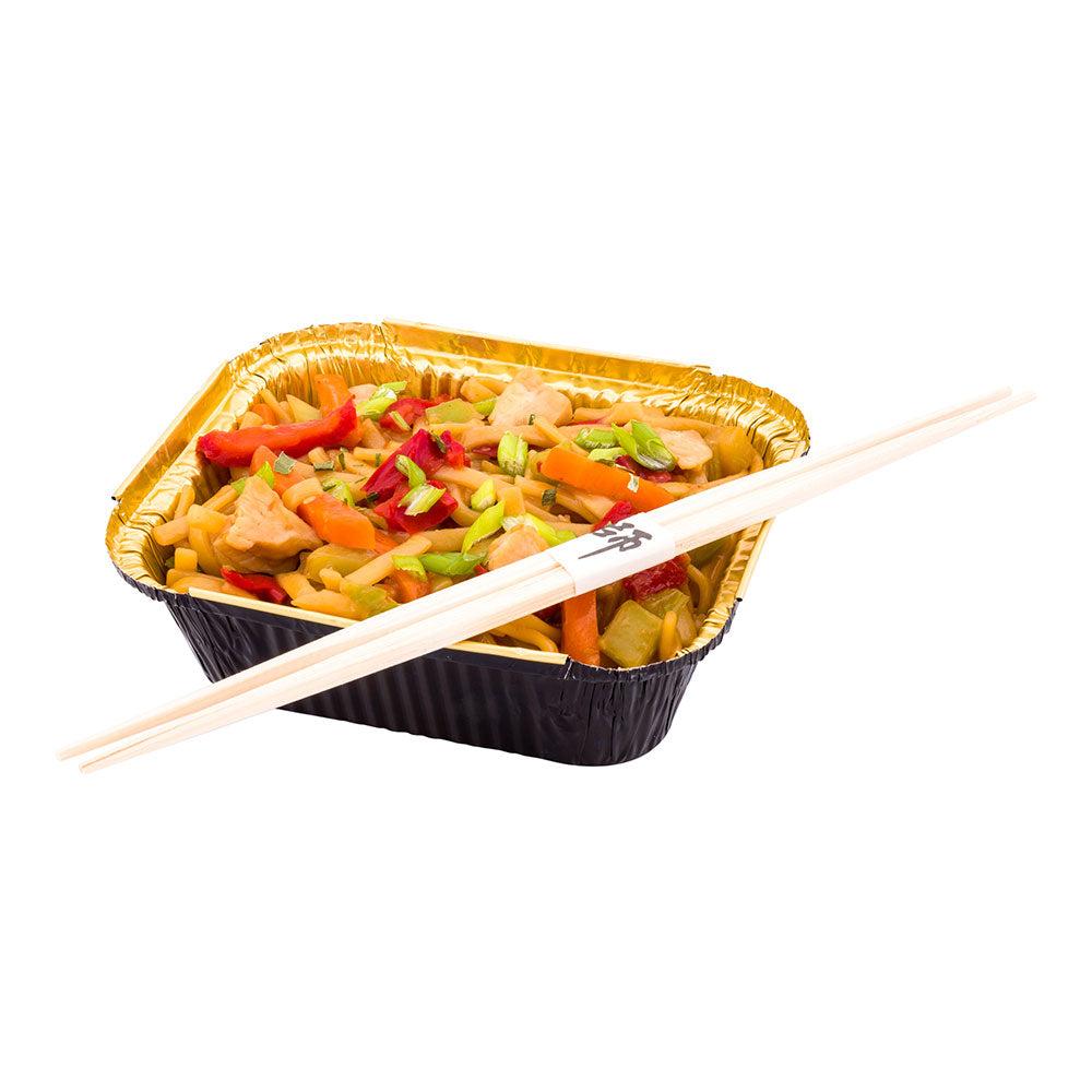 restaurantware Bambuddha Natural Cedar Contour Chopsticks - Disposable - 9 1/2" x 3/4" - 1000 count box