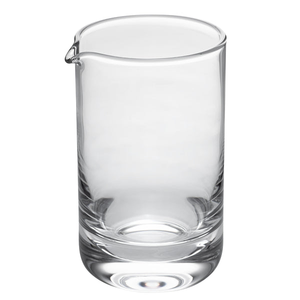 Restaurantware Bar Lux 17 Oz Cocktail Mixing Glass - Hand-Blown Crystal - 3 3/4" X 3 1/2" X 5 3/4" - 1 Count Box