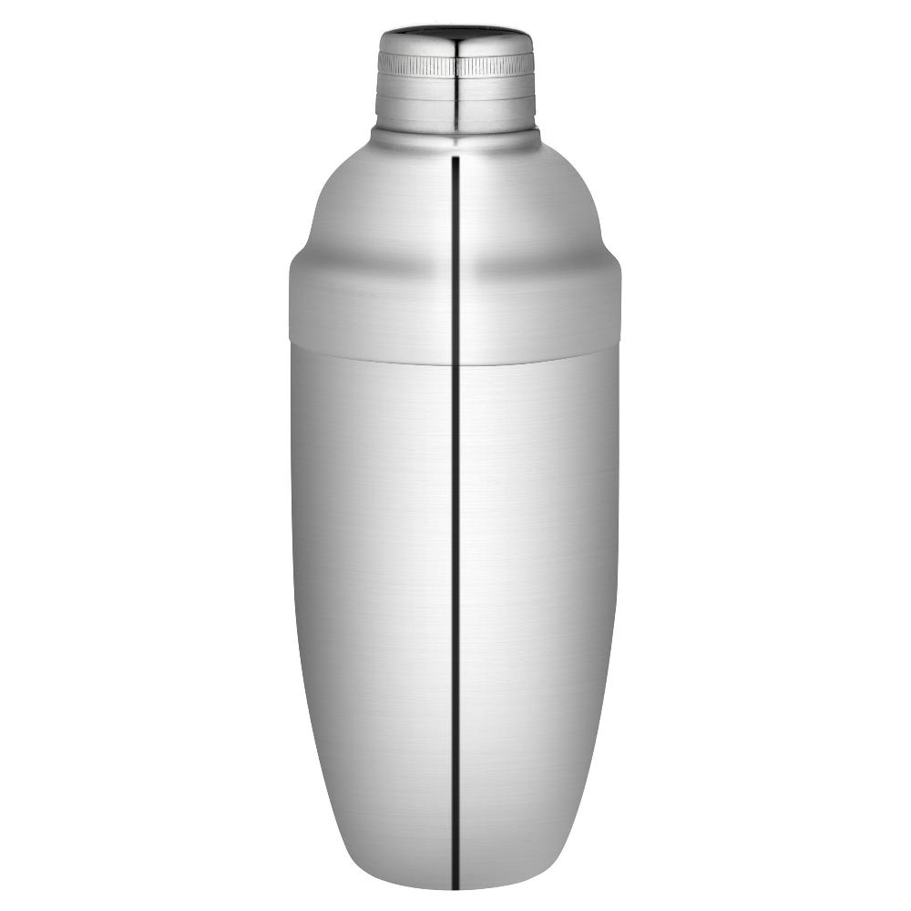restaurantware Bar Lux 24 oz Stainless Steel Cobbler Shaker - Mirrored Finish - 1 count box
