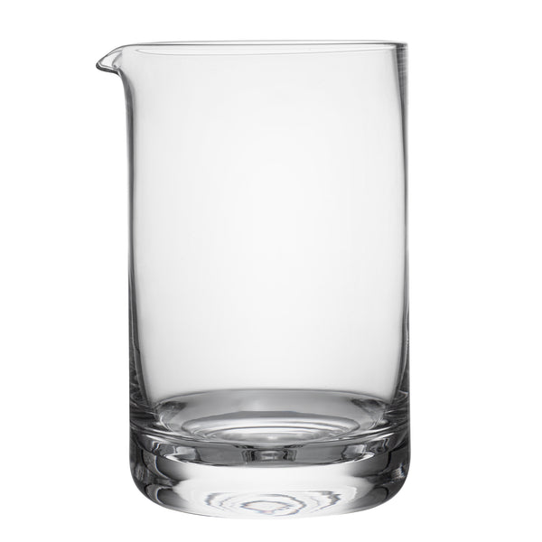 Restaurantware Bar Lux 30 Oz Cocktail Mixing Glass - Hand-Blown Crystal - 4 1/2" X 4" X 6 1/2" - 1 Count Box