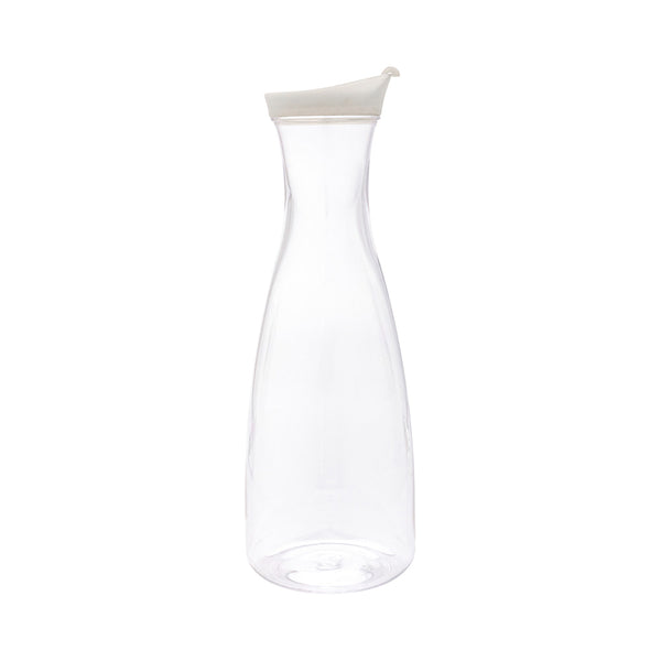 Restaurantware Bar Lux 34 Oz Clear Plastic Carafe - With Lid - 1 Count Box