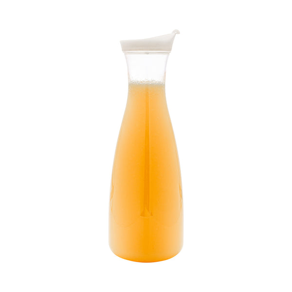 Restaurantware Bar Lux 51 Oz Clear Plastic Carafe - With Lid - 1 Count Box